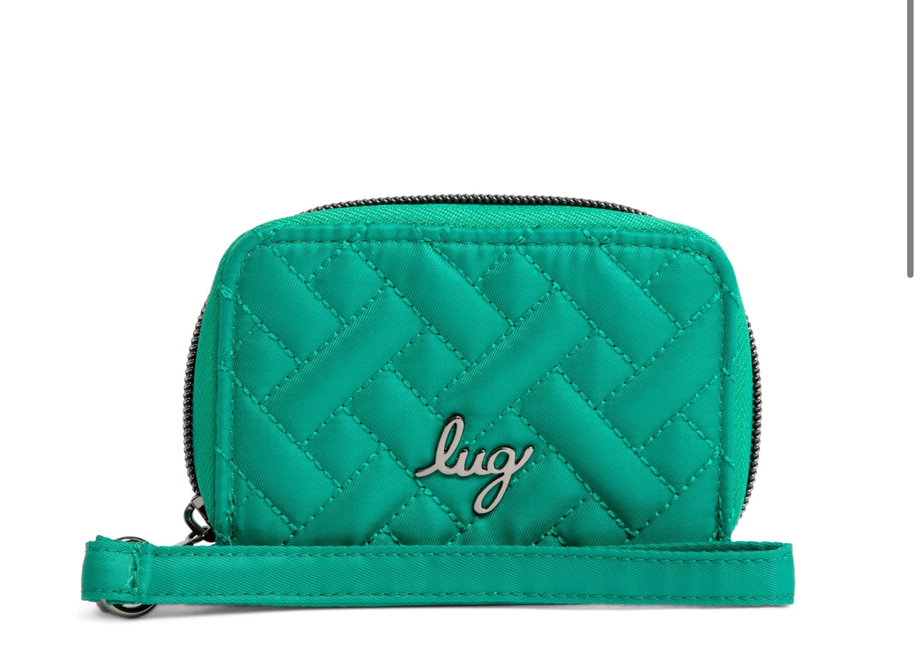  Lug - Chipper Wristlet RFID Wallet Bag - Coral : Clothing,  Shoes & Jewelry