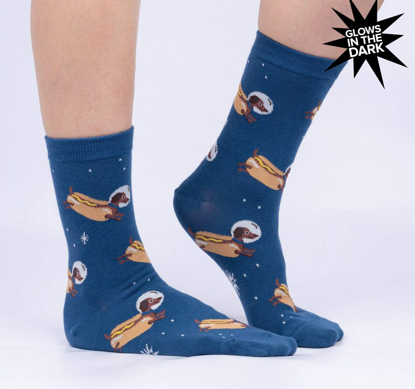 SOCK IT TO ME Weiner Dogs in Space Women’s Crew socks