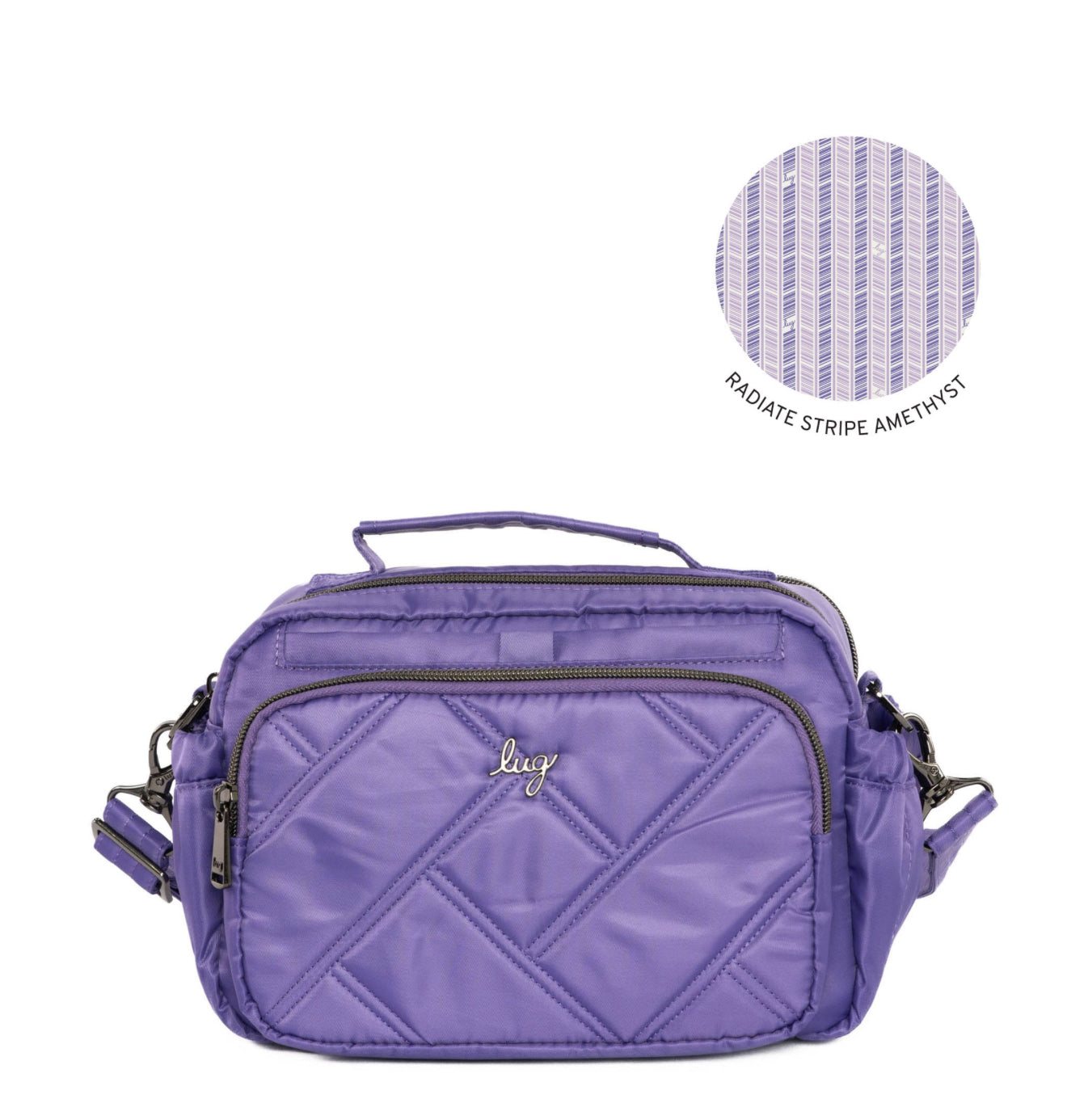 Lug Boomer Crossbody Amethyst