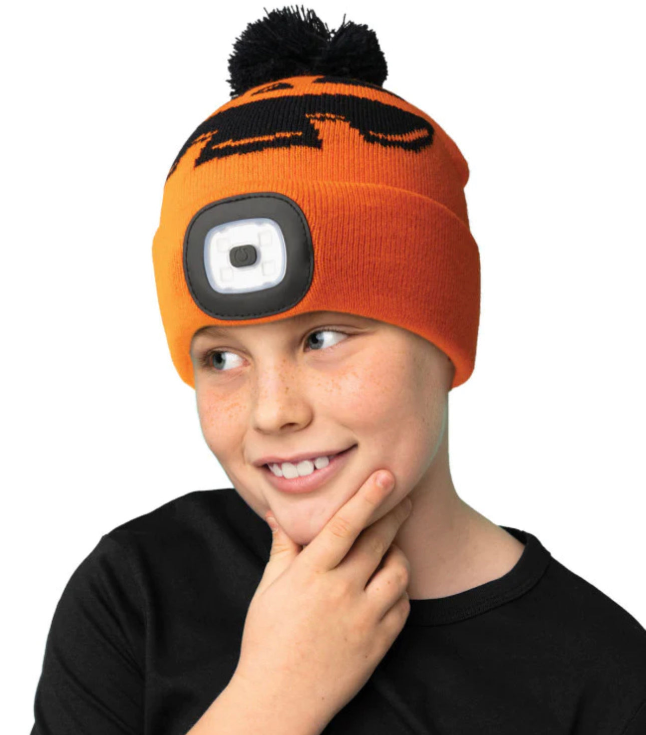 Kids Halloween Light Up Beanies
