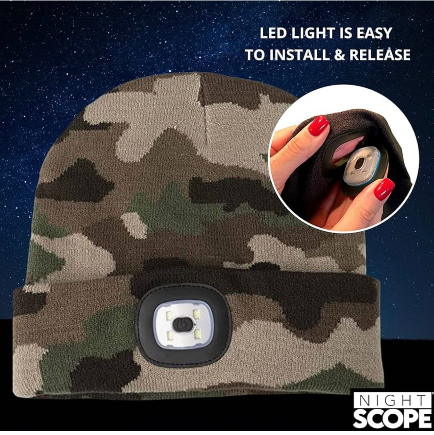 NIGHT SCOPE EXPLORER LED BEANIE