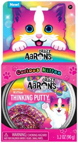 Aarons Curious Kitten Thinking Putty