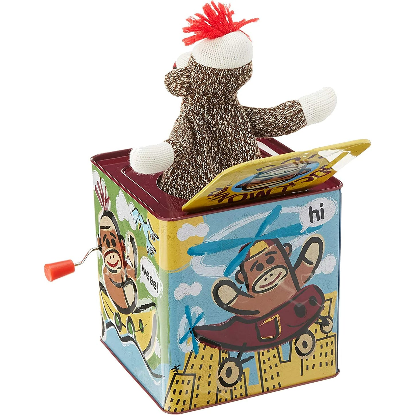 Sock Monkey Jack in the Box