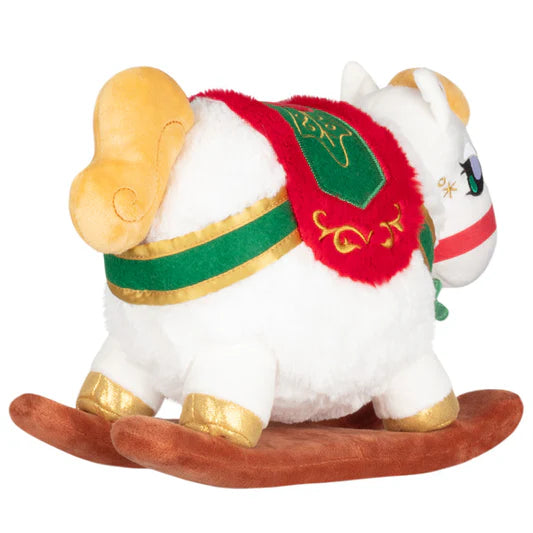 Mini Squishable Festive Rocking Horse