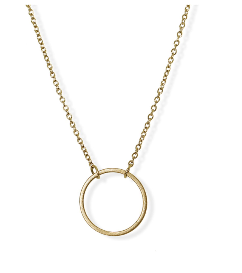 jj+rr Eternity Open Circle Necklace
