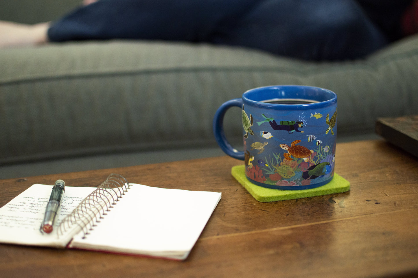 Unemployed Philosopher Guild Coral Reef Mug
