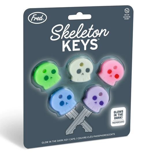 Fred & Friends Skeleton Key Caps - Set Of 5