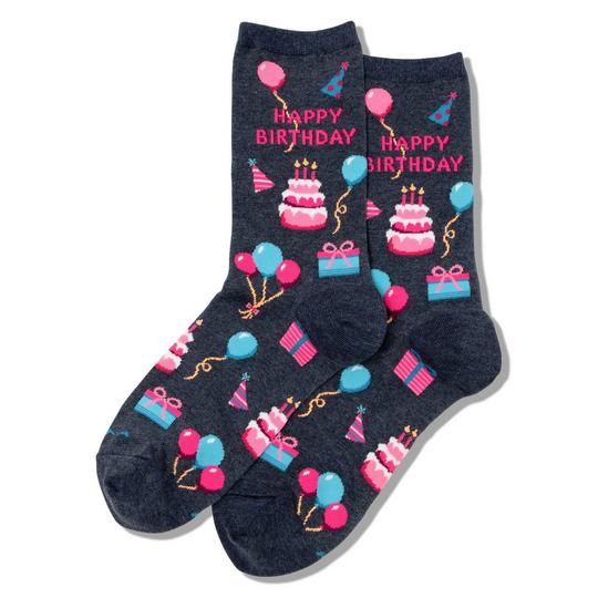 HOTSOX Womens Sock Happy Birthday