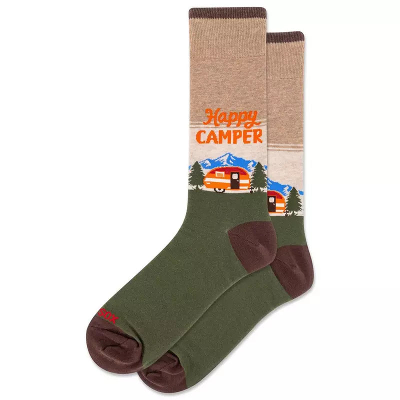 HOTSOX Mens Sock Happy Camper