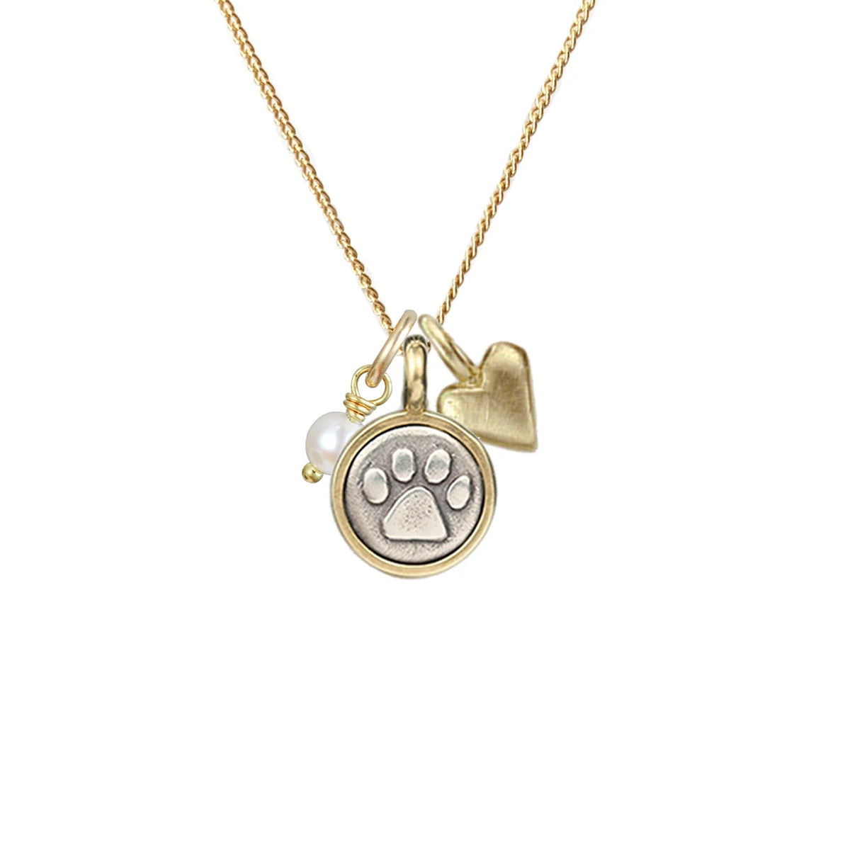 Marmalade Paw Cluster Necklace