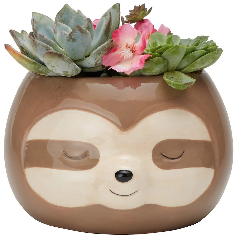 Streamline Zen Sloth Planter