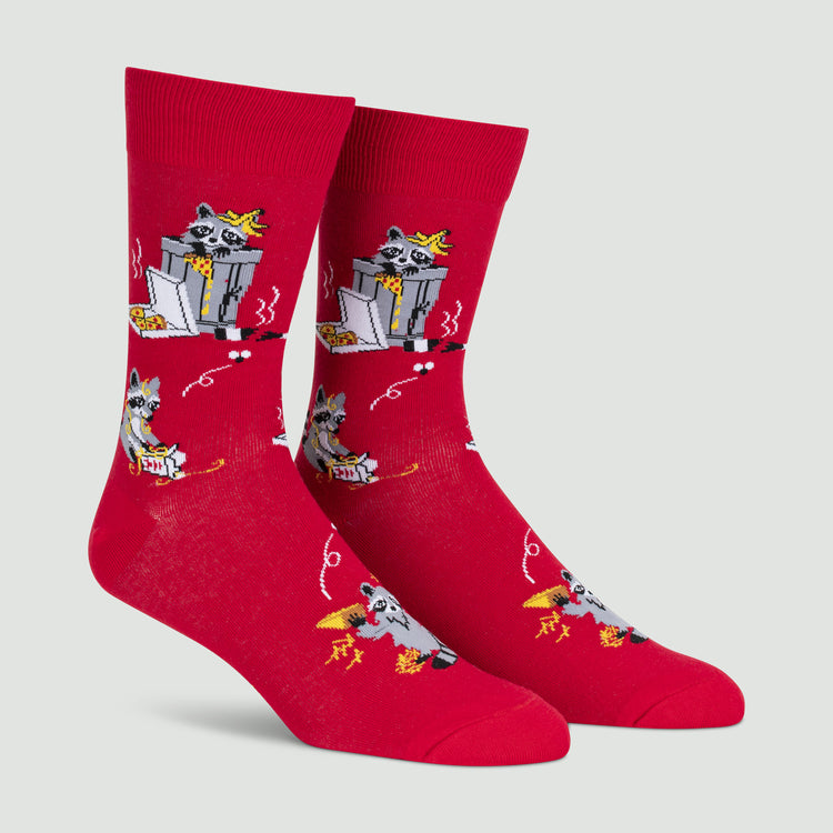 SOCK IT TO ME Men’s Trash Panda Crew Sock