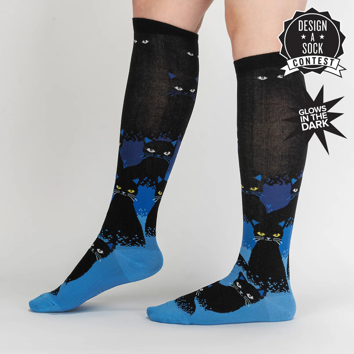 Sock it to Me Knee High Socks Cats