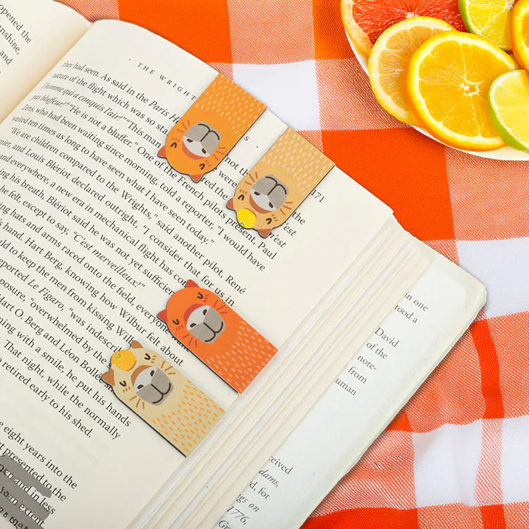 Kikkerland Magnetic Capybara Bookmark