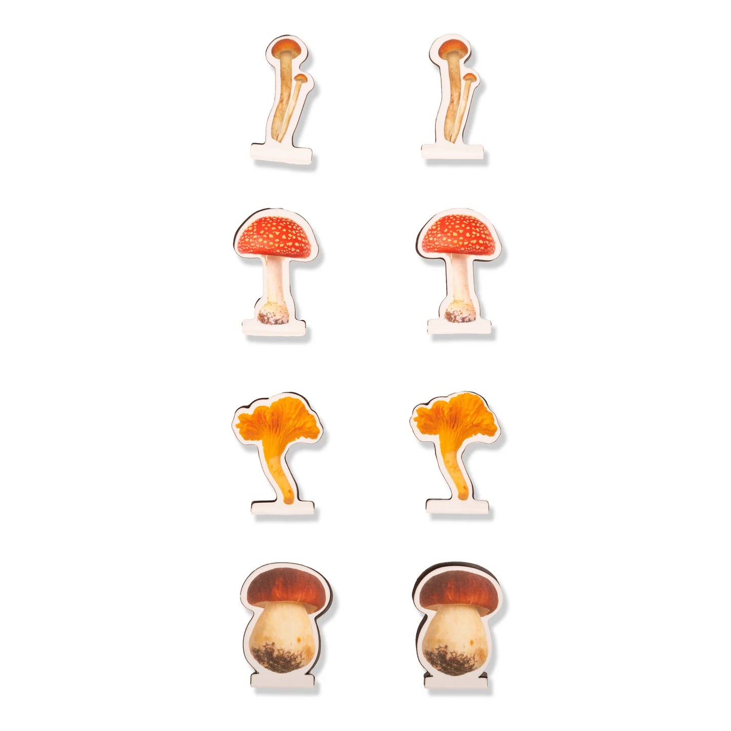 Kikkerland Magnetic Mushrooms Bookmark