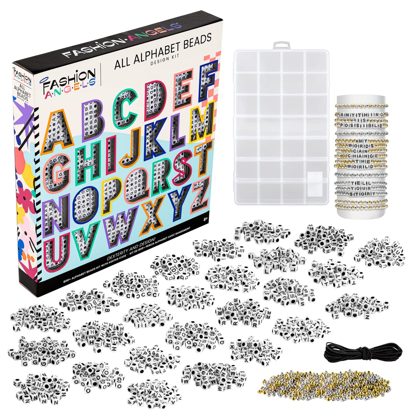 Fashion Angel All Alphabet Bracelet Bead Case