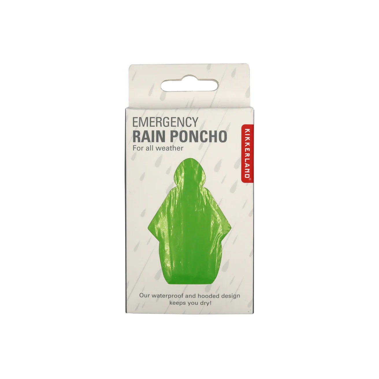 Kikkerland Emergency Rain Ponchos
