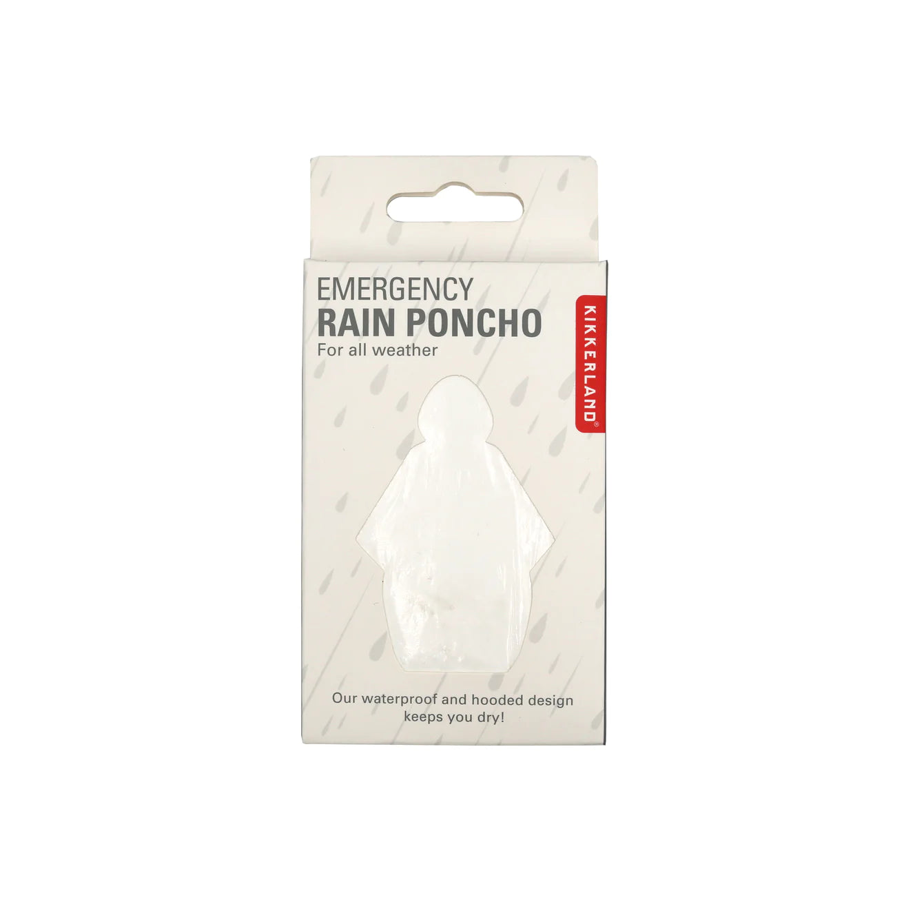 Kikkerland Emergency Rain Ponchos