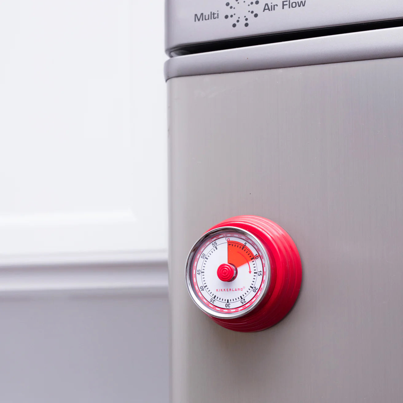 Kikkerland Red Magnetic Kitchen Timer