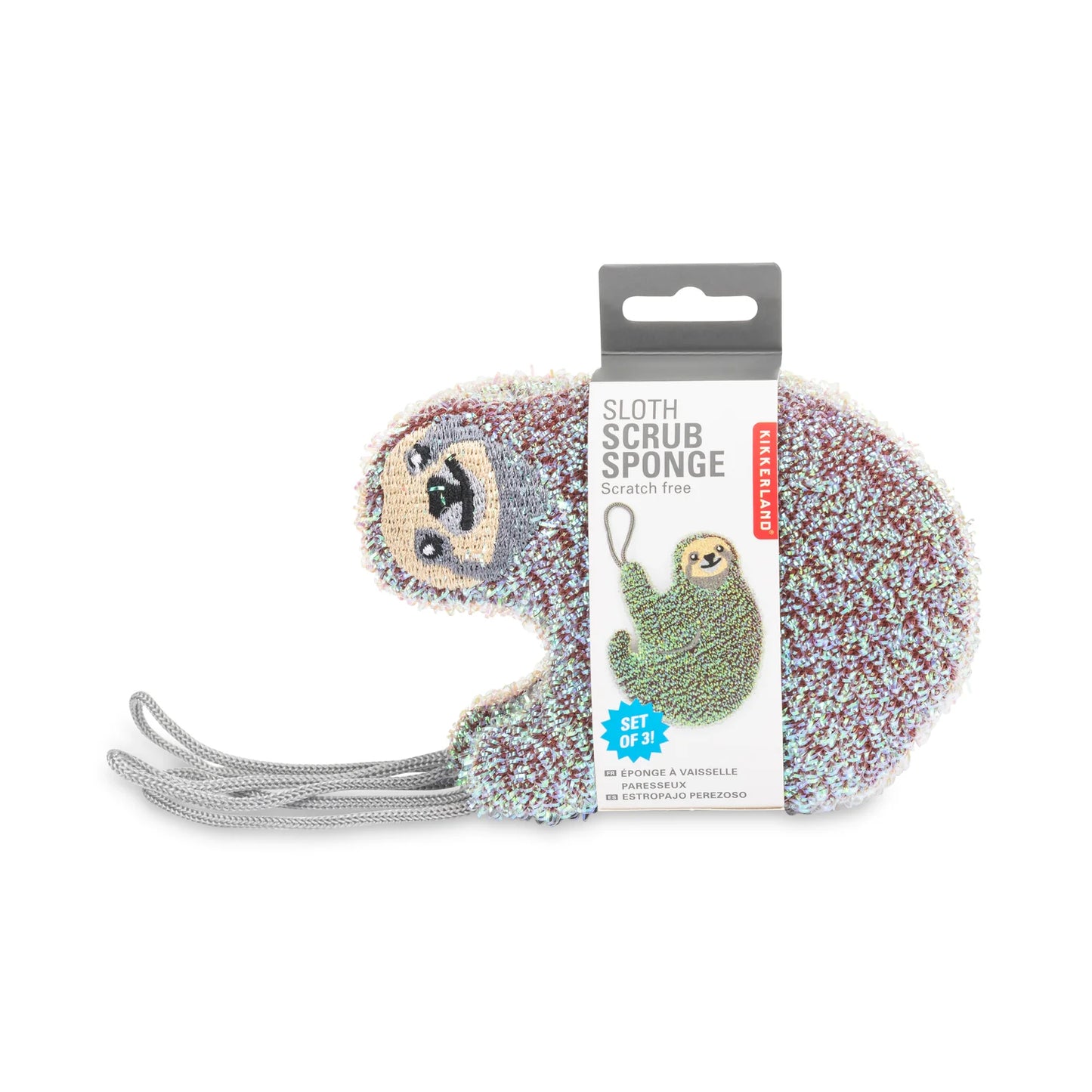 Kikkerland Sloth Kitchen Sponges