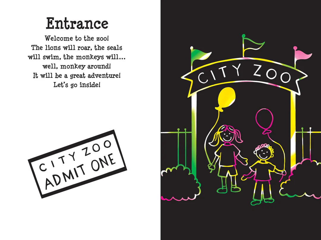Scratch & Sketch At The Zoo