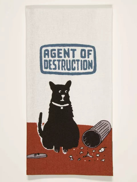 Blue Q Tea Towel Destruction