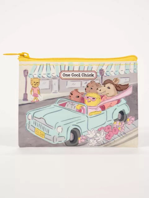 Blue Q Cool Chick Coin Purse