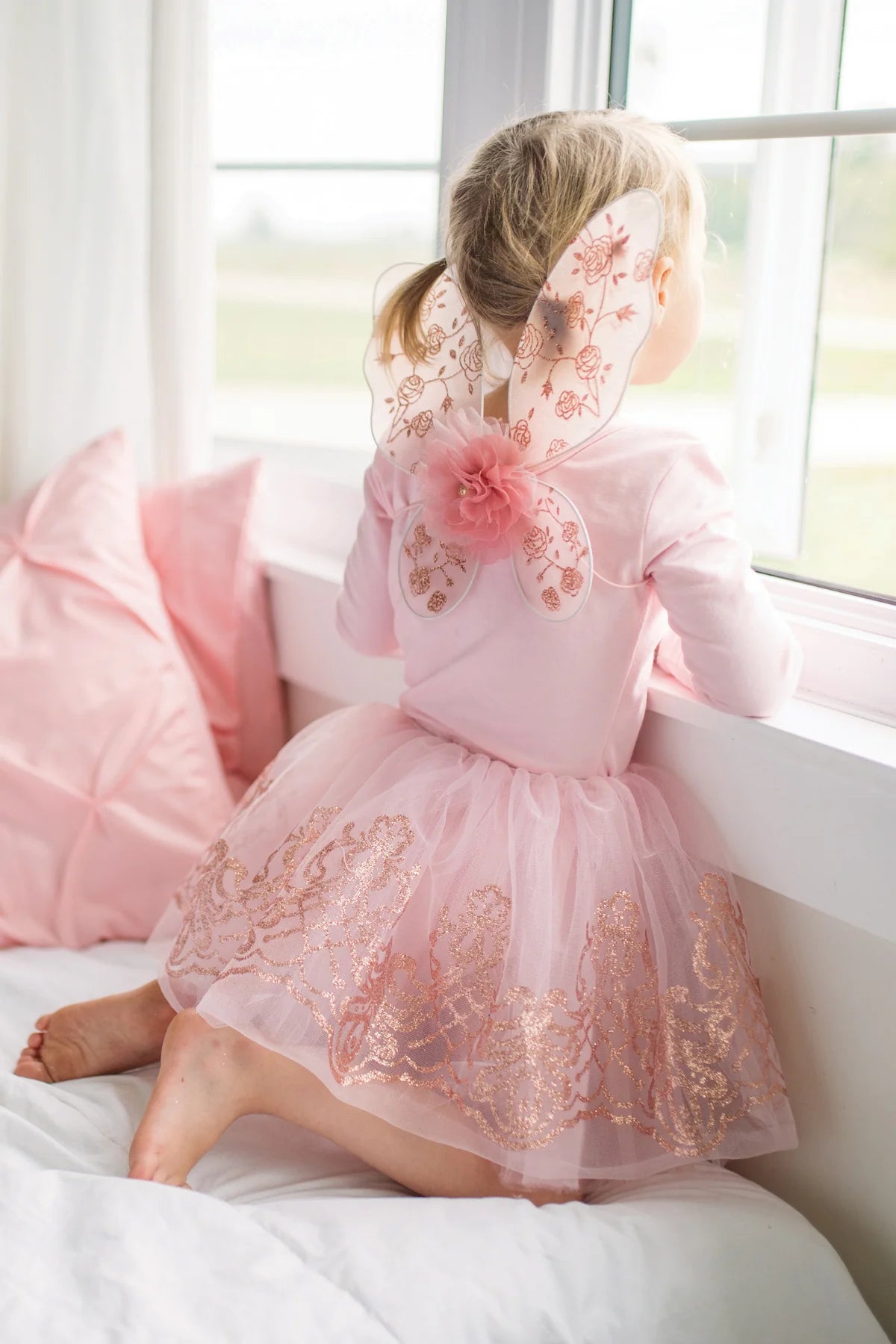 Great Pretenders Rainbow Rose Gold Tutu Set