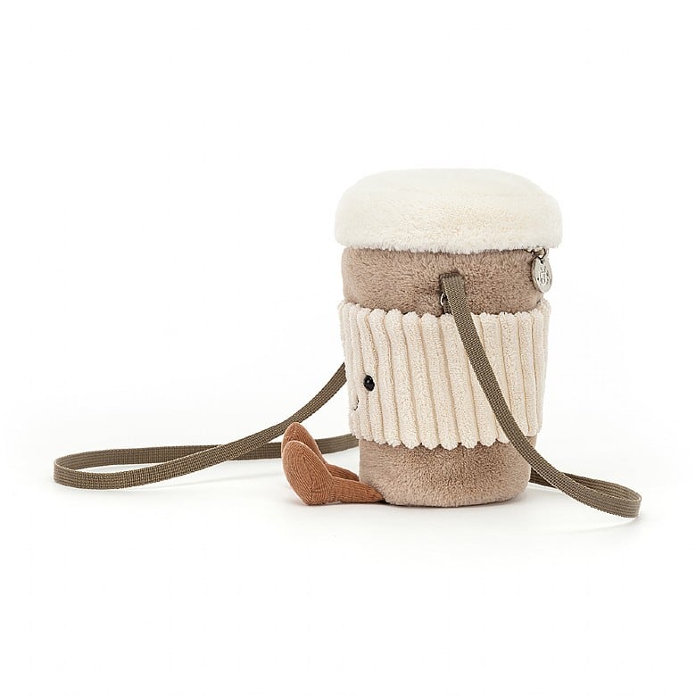 JellyCat Amuseables Coffee-To-Go Bag