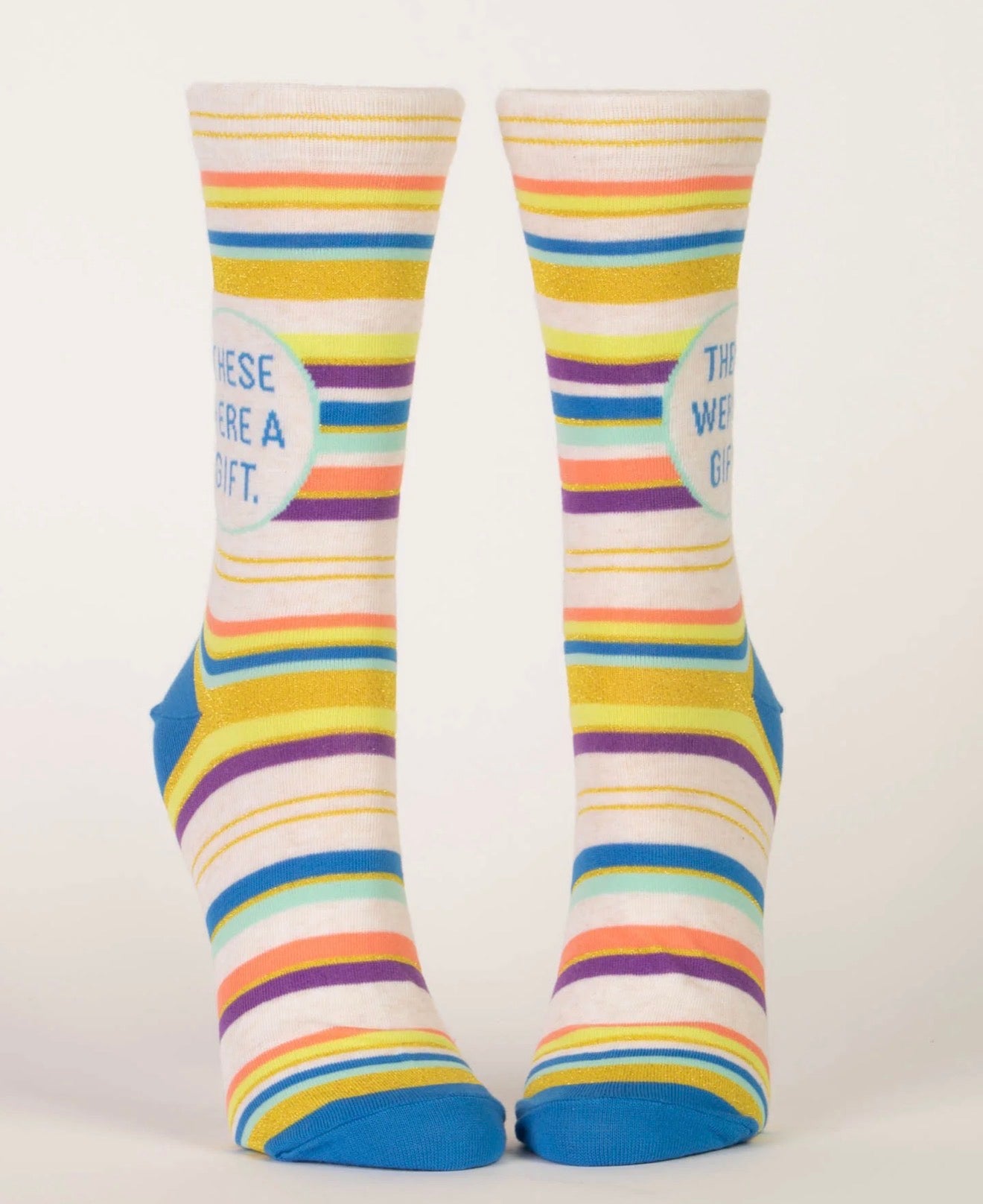 Blue Q Women’s These Were A Gift Crew Socks