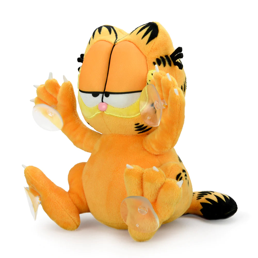 GARFIELD 8" PLUSH SUCTION CUP WINDOW CLINGER BY KIDROBOT