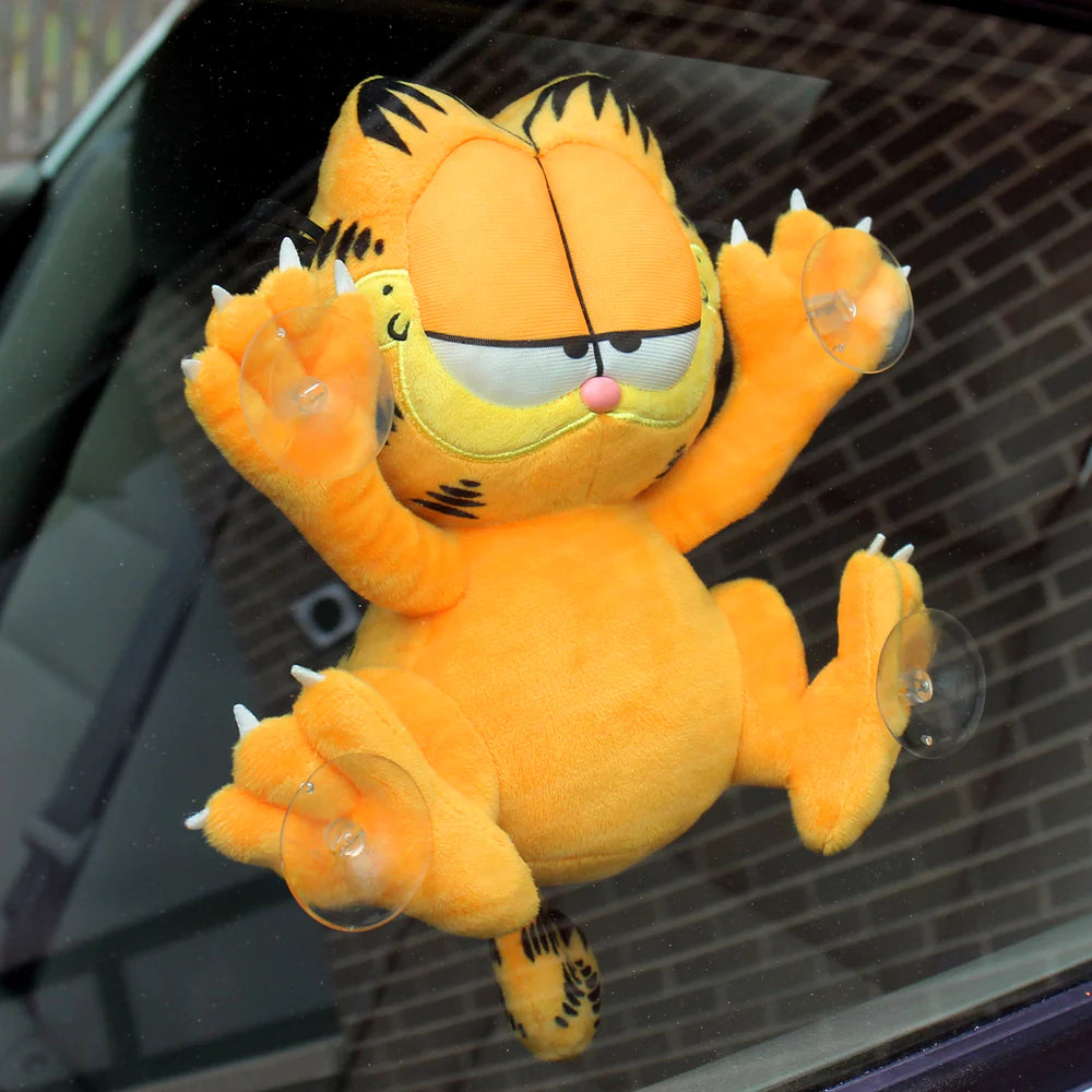 GARFIELD 8" PLUSH SUCTION CUP WINDOW CLINGER BY KIDROBOT