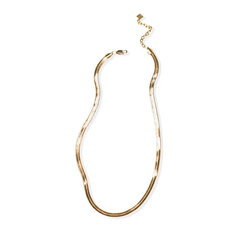 jj+rr Gold Alessandra Serpentine Necklace