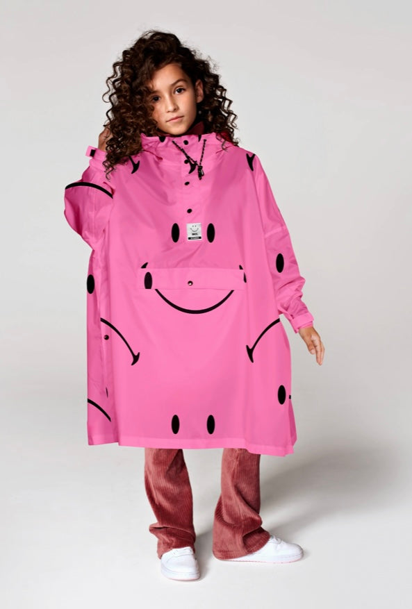 Rainkiss Classic Smile x Smiley Kids Rain Poncho