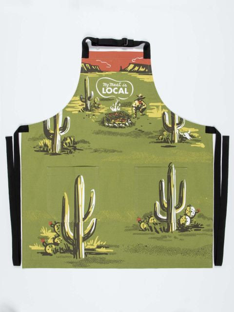 Blue Q Meat is Local Apron