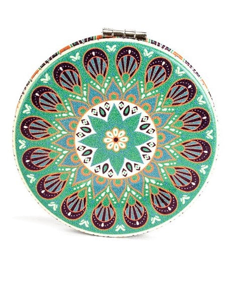 Kikkerland Mandala Compact Mirror