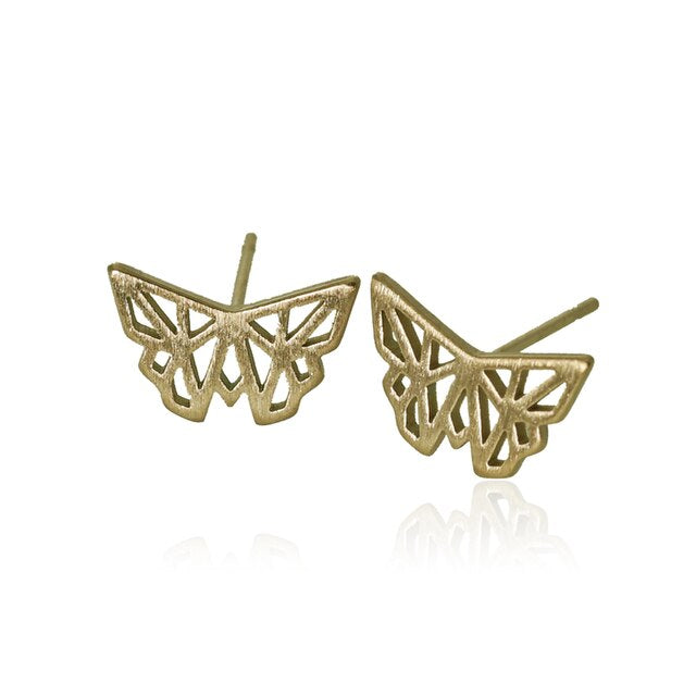 jj+rr Butterfly Origami Studs