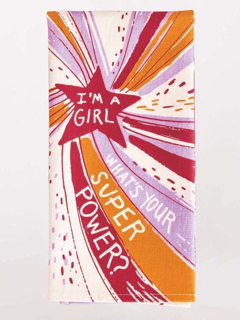 Blue Q Tea Towel Super Power