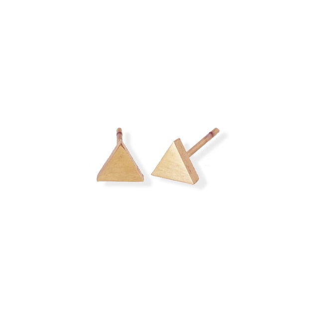 jj+rr Triangle Studs