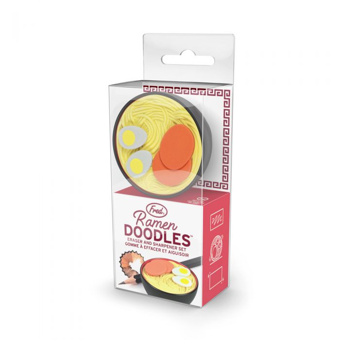 Fred Ramen Eraser and Sharpener