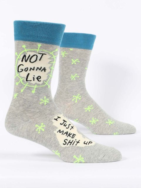 Blue Q Not Gonna Lie Men’s Socks