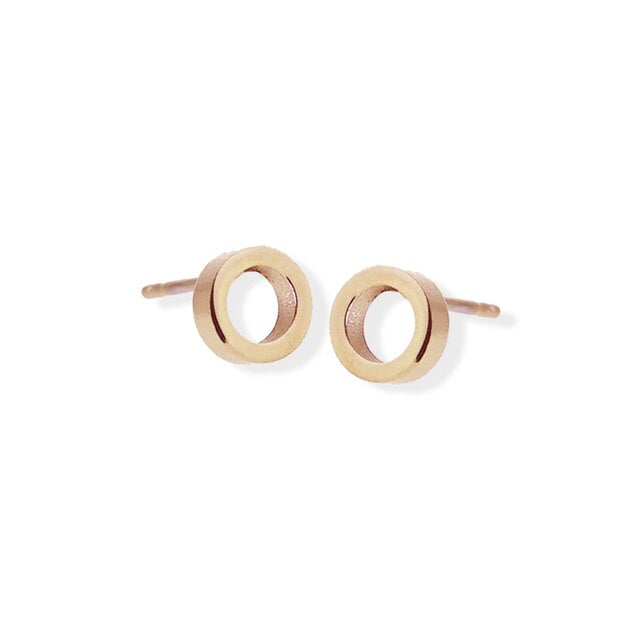 jj+rr Open Circle Studs