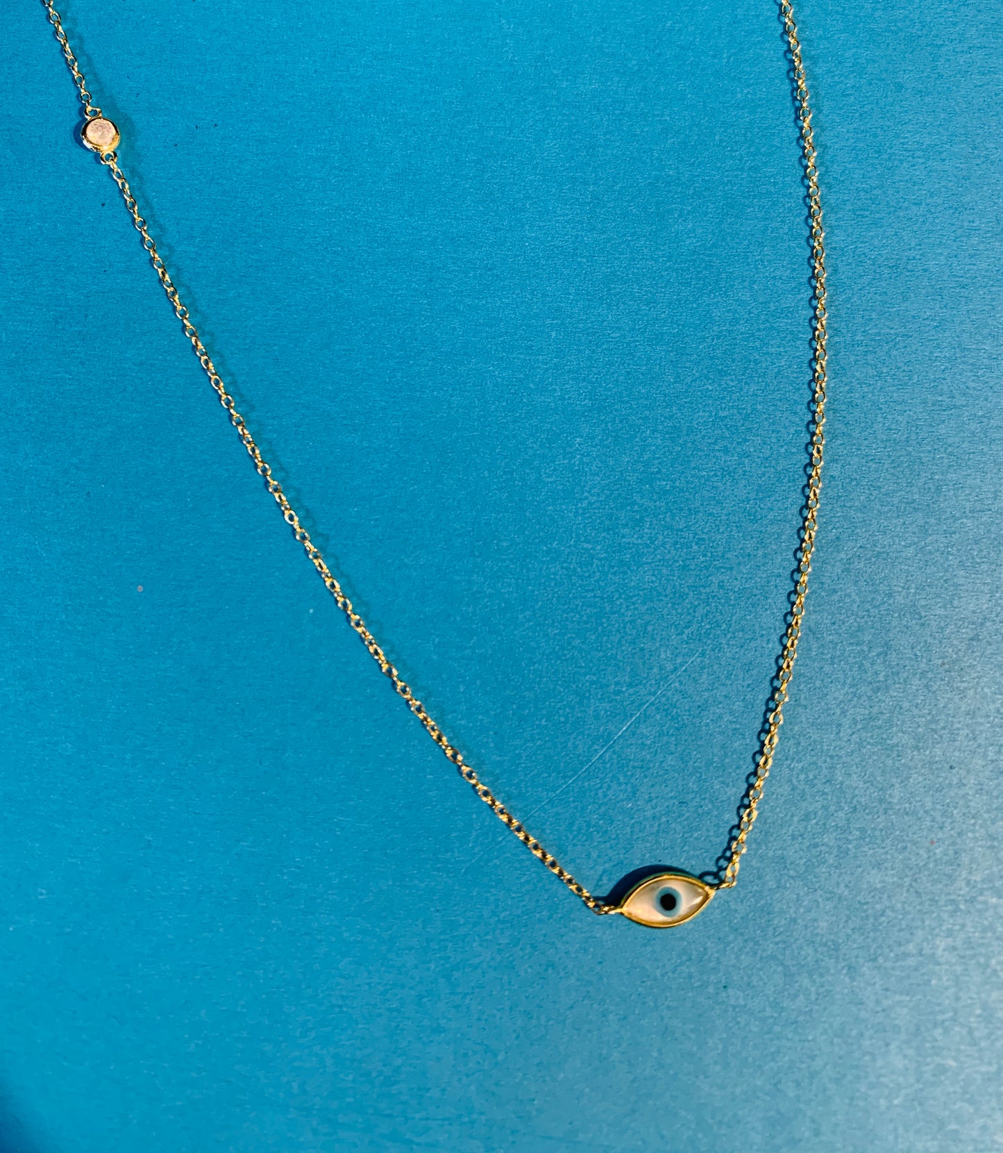 Silver Evil Eye Necklace
