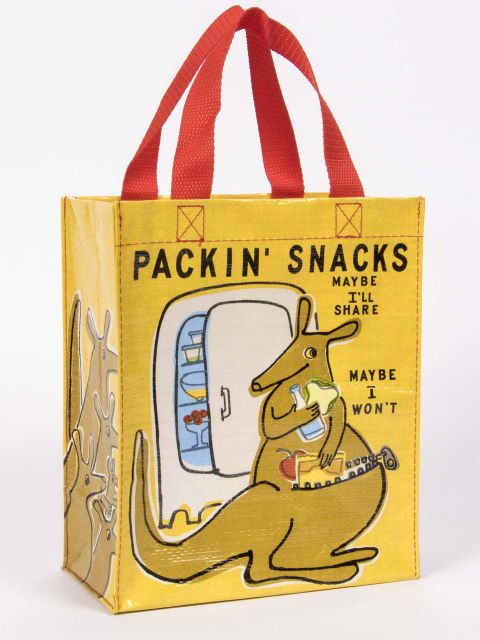 Blue Q Packin’ Snacks Handy Tote