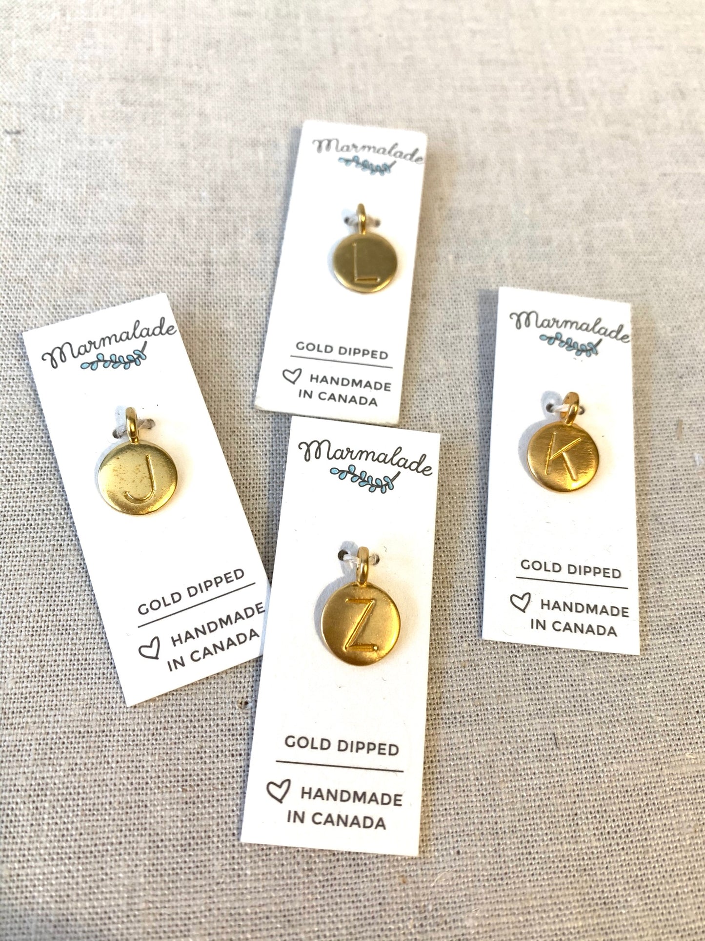 Marmalade Initial Gold Pendant