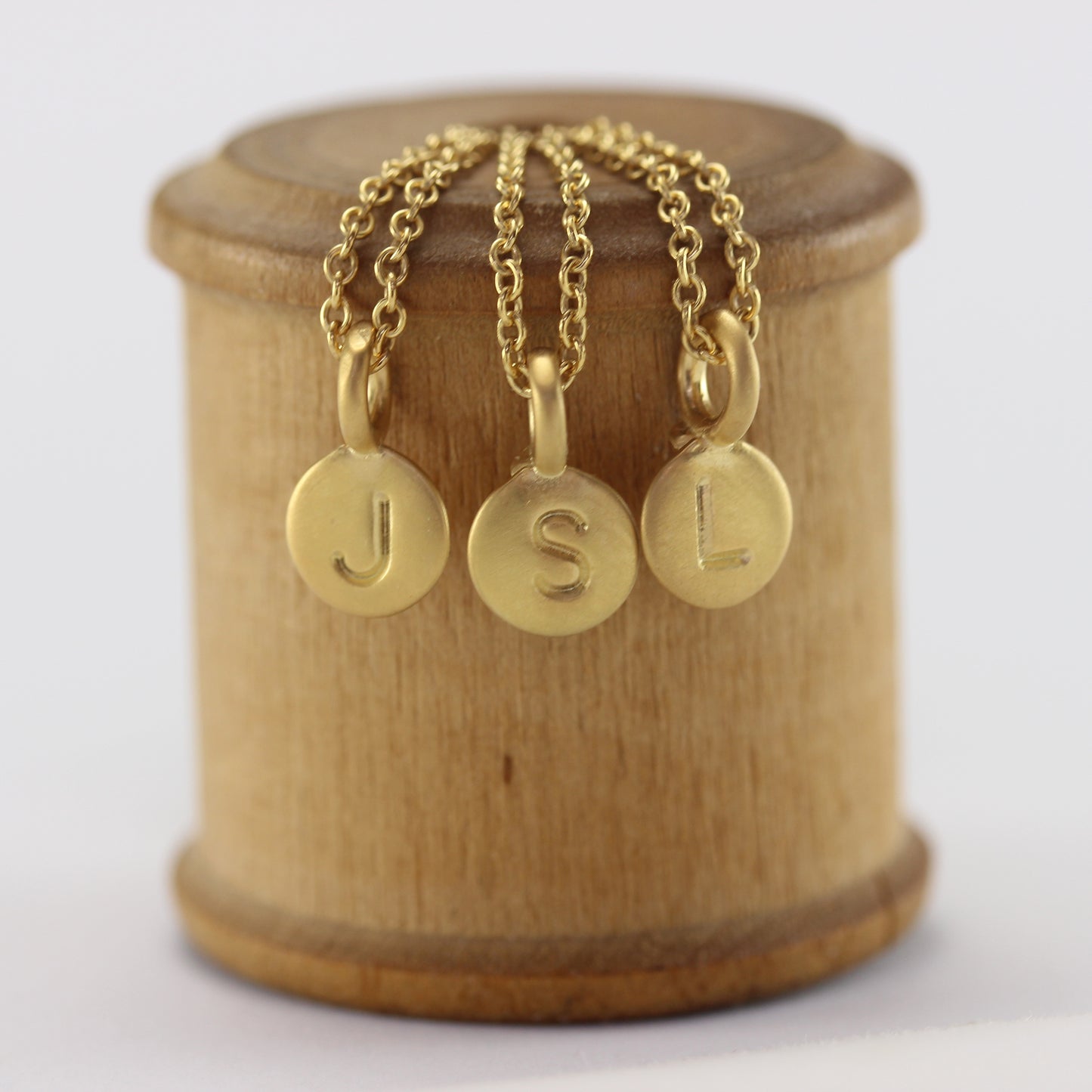 Marmalade Small Gold Initial Pendants