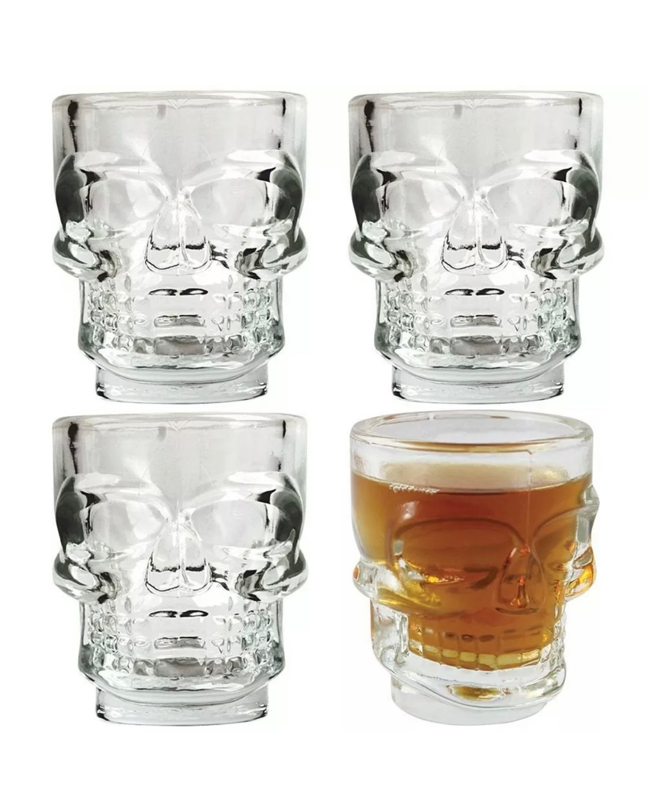 Kikkerland Skull Shot Glasses