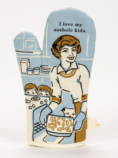 Blue Q Oven Mitt I Love My Kids