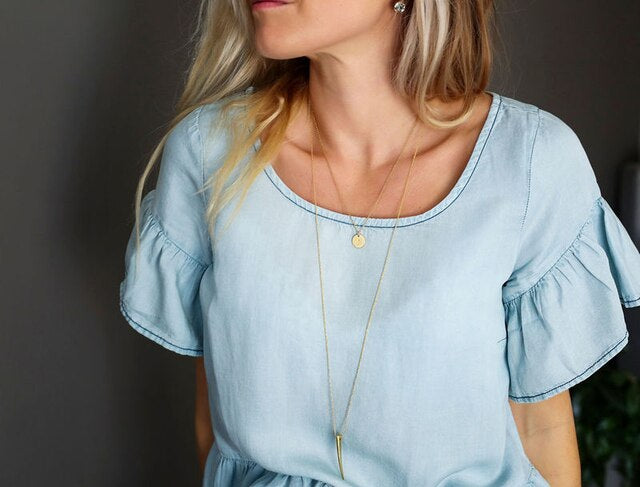 jj+rr Horn Necklace