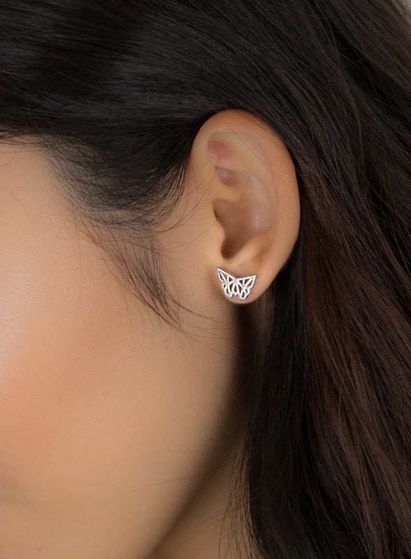 jj+rr Butterfly Origami Studs
